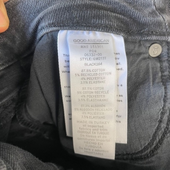 Good‎ American Always Fits Good Waist in Black164 - Picture 10 of 12